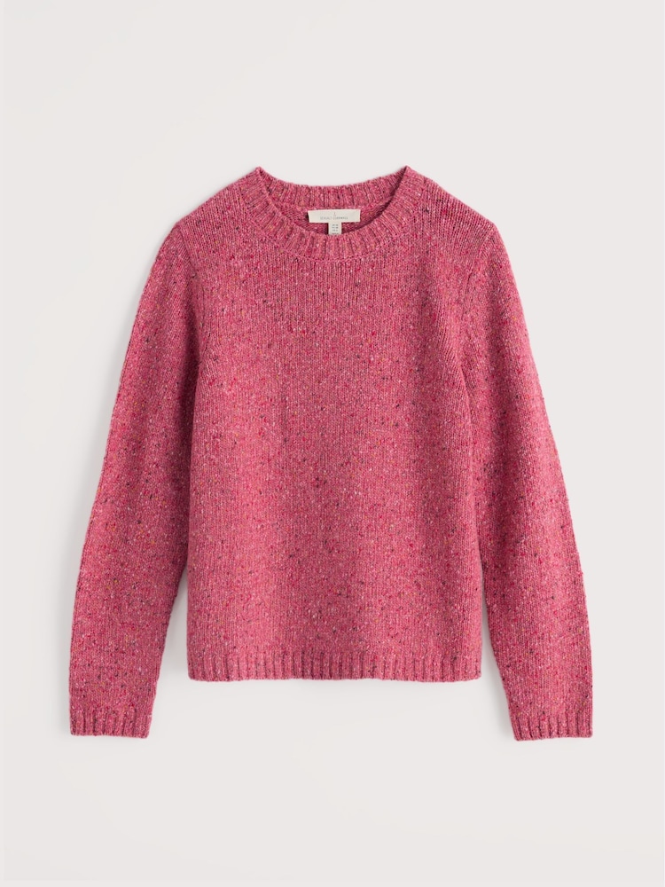 Seasalt Cornwall Orange Dawson Pick Jumper Made With Merino - Image 5 of 5