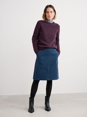 Seasalt Cornwall Purple Dawson Pick Jumper - Image 3 of 5