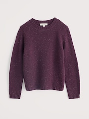 Seasalt Cornwall Purple Dawson Pick Jumper - Image 4 of 5