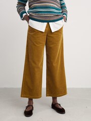 Seasalt Cornwall Yellow Asphodel Cord Trousers - Image 1 of 6
