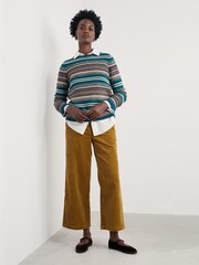 Seasalt Cornwall Yellow Asphodel Cord Trousers - Image 4 of 6