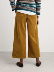 Seasalt Cornwall Yellow Asphodel Cord Trousers - Image 3 of 5