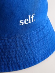 self. Cobalt Blue Bucket Hat - Image 2 of 3
