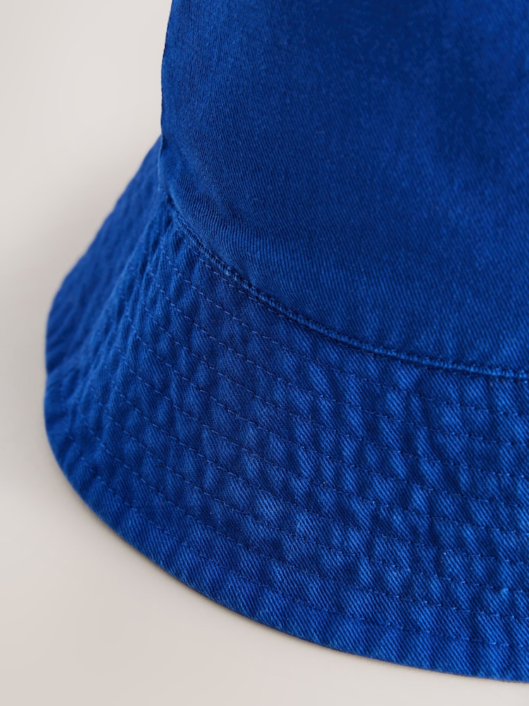 self. Cobalt Blue Bucket Hat - Image 3 of 3