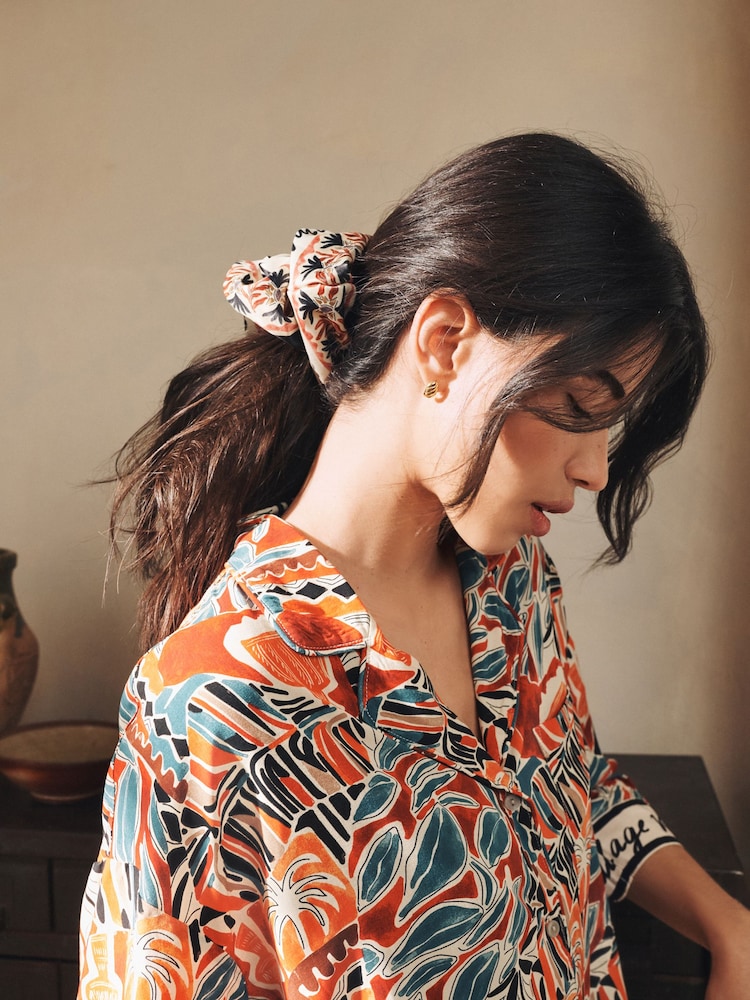 Marrakesh Scene Oversized Scrunchie - Image 1 of 3