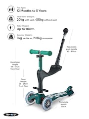 Micro Scooters Green MINI 3 IN 1 Push Along Scooter - Image 11 of 11