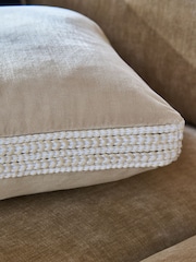 編み込み ボクシーエッジ コットン ベルベットクッション - 画像 2 / 4