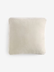 編み込み ボクシーエッジ コットン ベルベットクッション - 画像 3 / 4