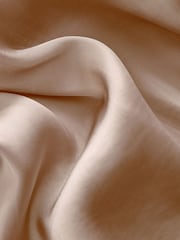 Mink Brown Satin Halter Balloon Leg Jumpsuit - Image 7 of 7