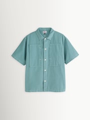 Stan Ray Blue Short Sleeve Painter Shirt - Image 1 of 1