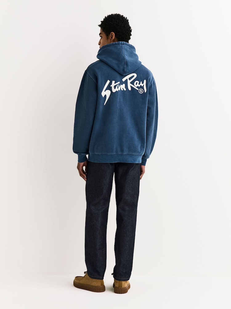 Stan Ray Blue Logo Hoodie - Image 2 of 9