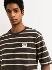Stan Ray Brown Stripe Patch Logo T-Shirt - Image 3 of 5