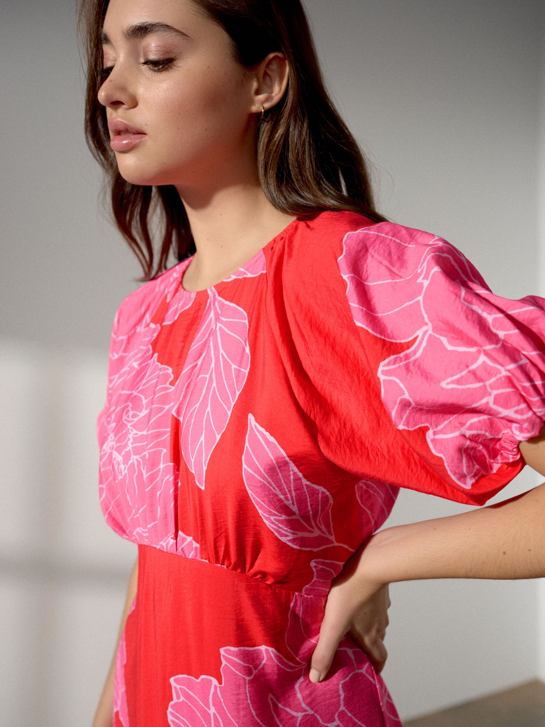 next red floral dress Buy Friends Like These Red Floral Satin Cowl Neck Sleeveless Midi Dress from Next USA