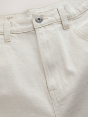 Ekru - Denim Jort Shorts - Attēls 2 no 3