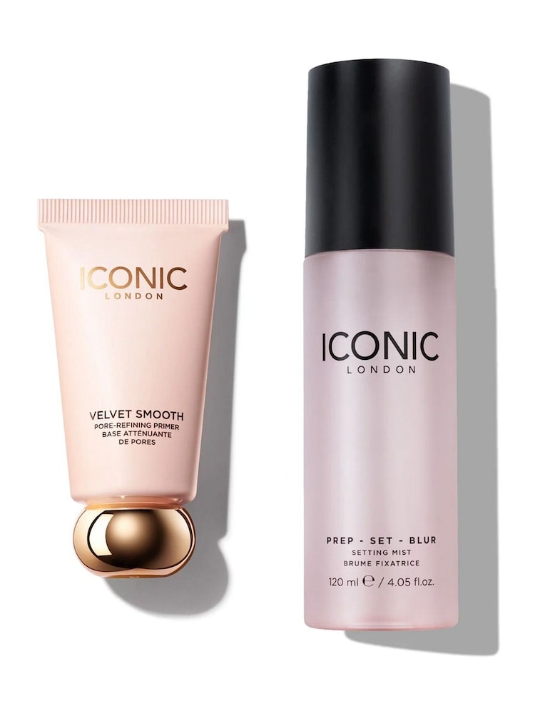 ICONIC London Velvet Smooth & Prep Set Blur Bundle - Image 1 of 2