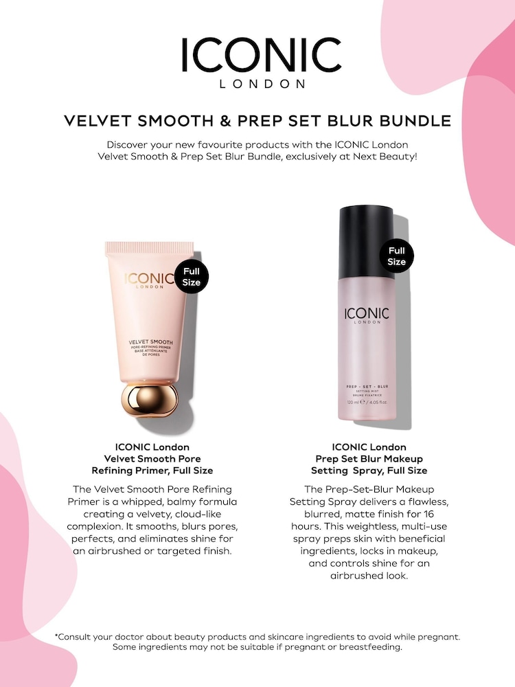 ICONIC London Velvet Smooth & Prep Set Blur Bundle - Image 2 of 2