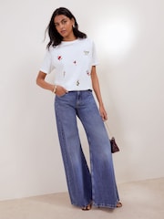 Friends Like These X Lucy Mecklenburgh White Graphic T-Shirt - Image 4 of 5