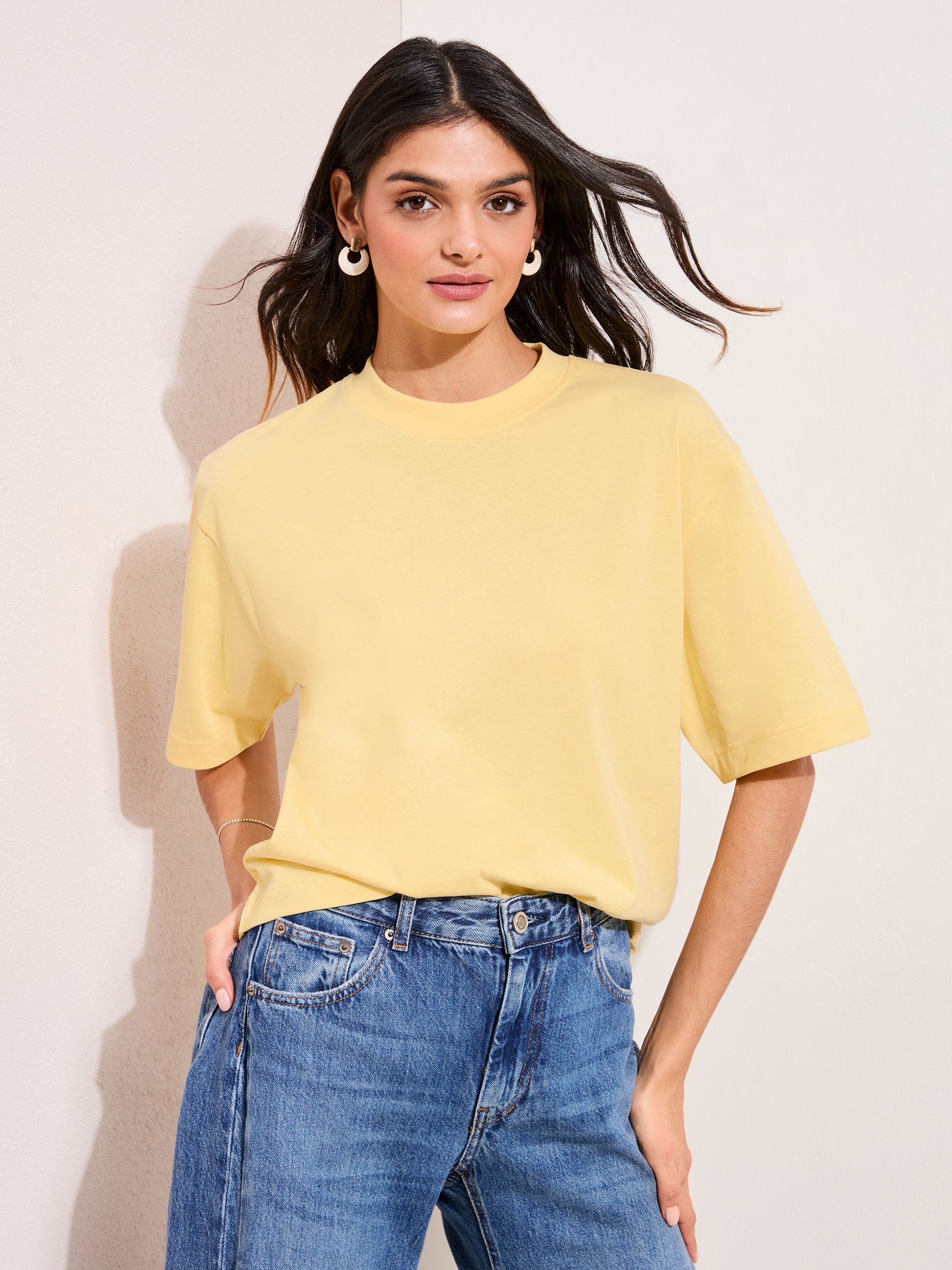 Buy Friends Like These Lemon Yellow Heavyweight Boxy T-Shirt from
