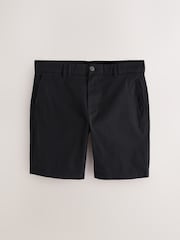 Schwarz - Enge Passform - Stretch-Chinoshorts - Bild 7 von 10