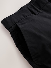 Schwarz - Enge Passform - Stretch-Chinoshorts - Bild 9 von 10