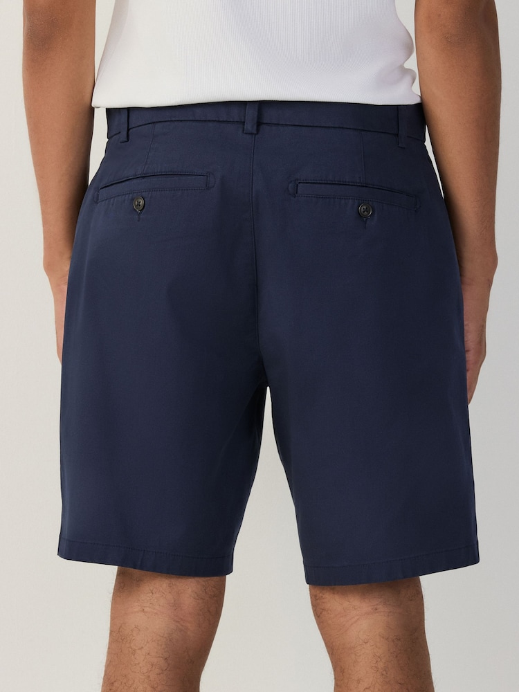 水墨藍 - 寬鬆版 - 車線卡其褲 - 圖片 2/6