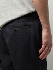 Black Slim Fit Stretch Chino Shorts - Image 3 of 11