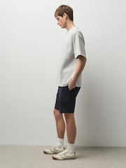 Black Slim Fit Stretch Chino Shorts - Image 5 of 11