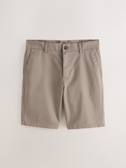 Brown Slim Fit Stretch Chino Shorts - Image 5 of 7