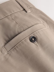 Brown Slim Fit Stretch Chino Shorts - Image 6 of 7