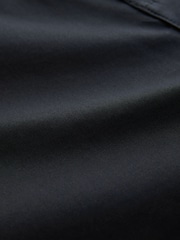 Black Relaxed Fit Stretch Chino Shorts - Image 10 of 10