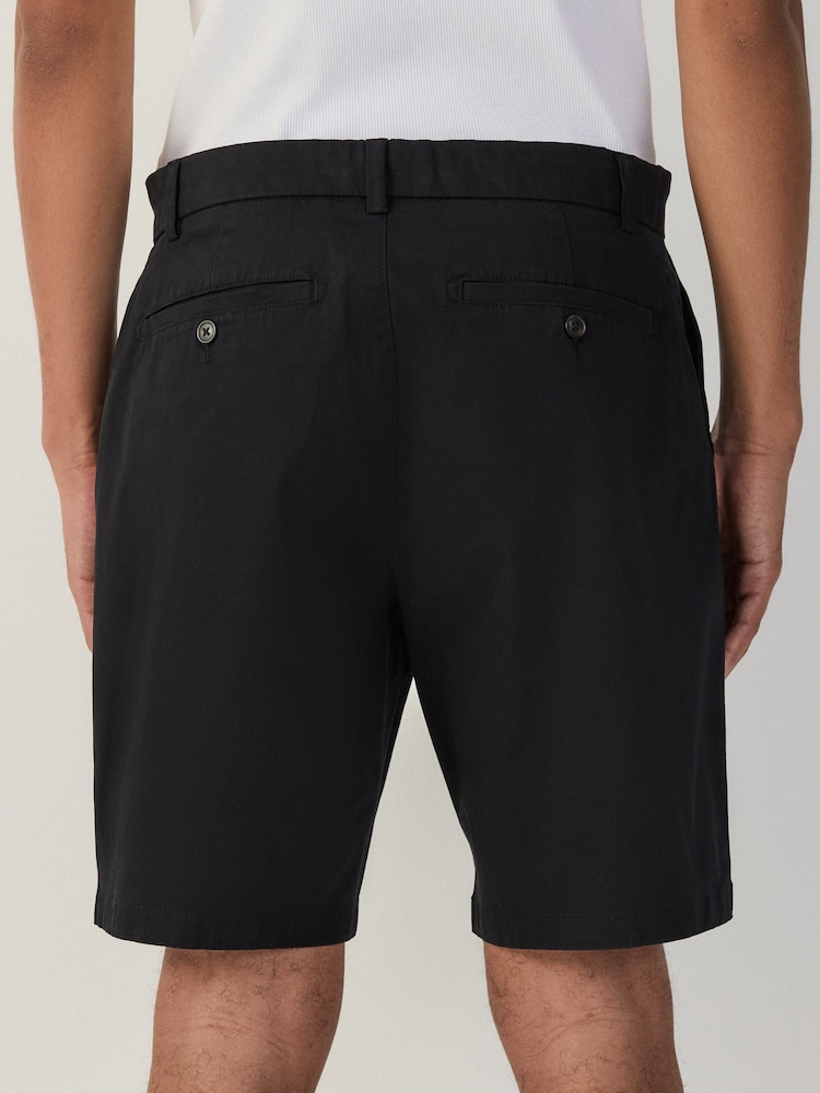 黑色 - 寬鬆版 - 車線卡其褲 - 圖片 2/6