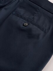 Navy Straight Fit Stretch Chino Shorts - Image 7 of 10
