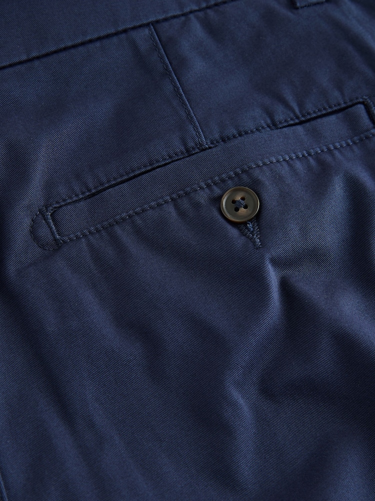 Ink Blue Skinny Fit Stretch Chino Shorts - Image 10 of 10
