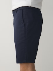 Ink Blue Skinny Fit Stretch Chino Shorts - Image 3 of 10