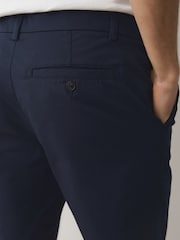 Ink Blue Skinny Fit Stretch Chino Shorts - Image 5 of 10