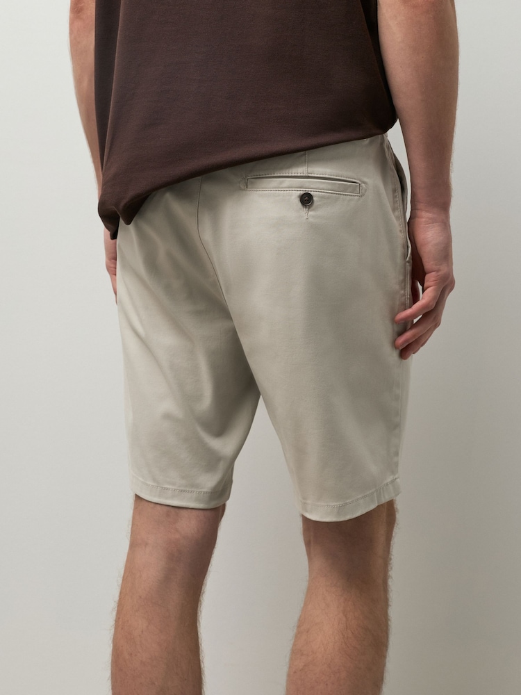 Bone Straight Fit Stretch Chino Shorts - Image 2 of 11