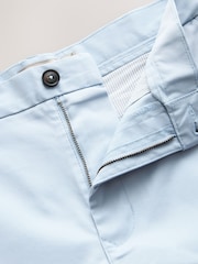 Bleu clair - Slim Fit (Slim Fit) - Short chino stretch - Image 8 sur 10
