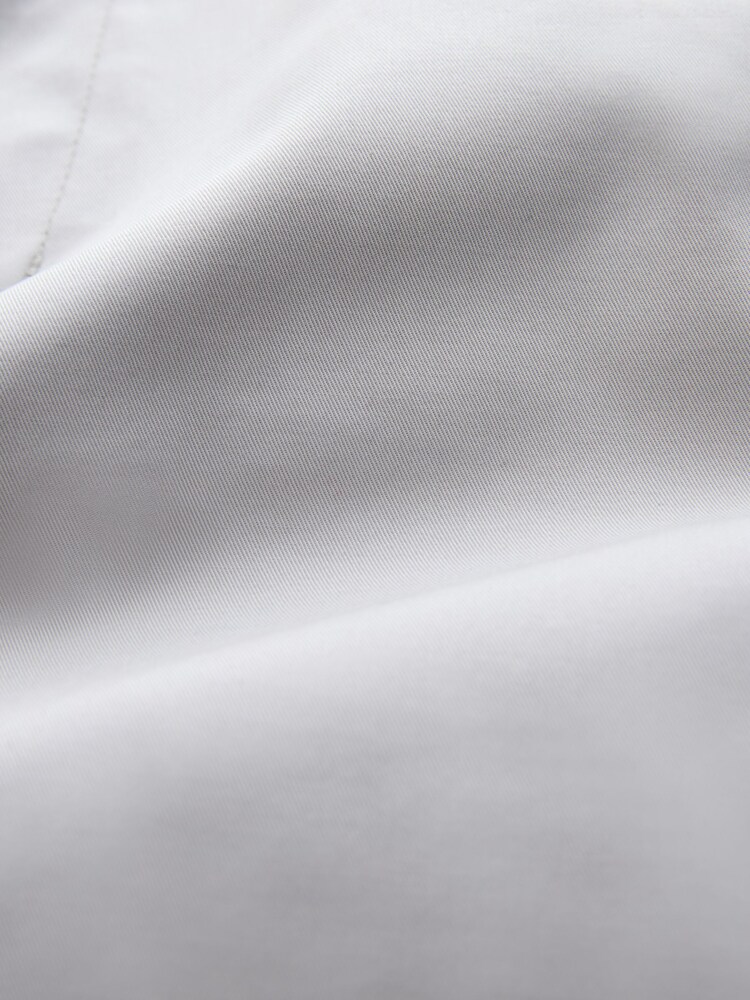 Light Grey Straight Fit Stretch Chino Shorts - Image 3 of 3