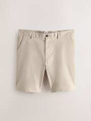 Navy/Stone Slim Fit Stretch Chino Shorts 2 Pack - Image 2 of 5