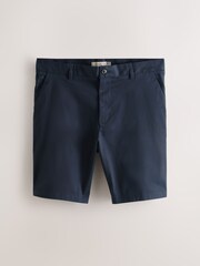 Navy/Stone Slim Fit Stretch Chino Shorts 2 Pack - Image 3 of 5