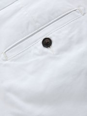 White Straight Fit Stretch Chino Shorts - Image 10 of 10