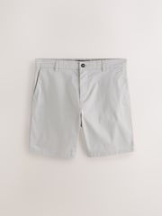 海军蓝/石色/浅灰色/炭灰色 - 直筒版型 - 有弹性斜纹短裤4件装 - 图片8 / 12