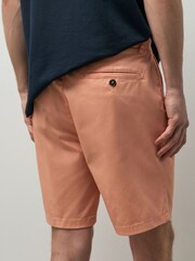 Peach Slim Fit Stretch Chino Shorts - Image 5 of 6