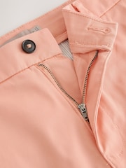 Pfirsich - Schmale Passform - Stretch-Chinoshorts - Bild 9 von 10