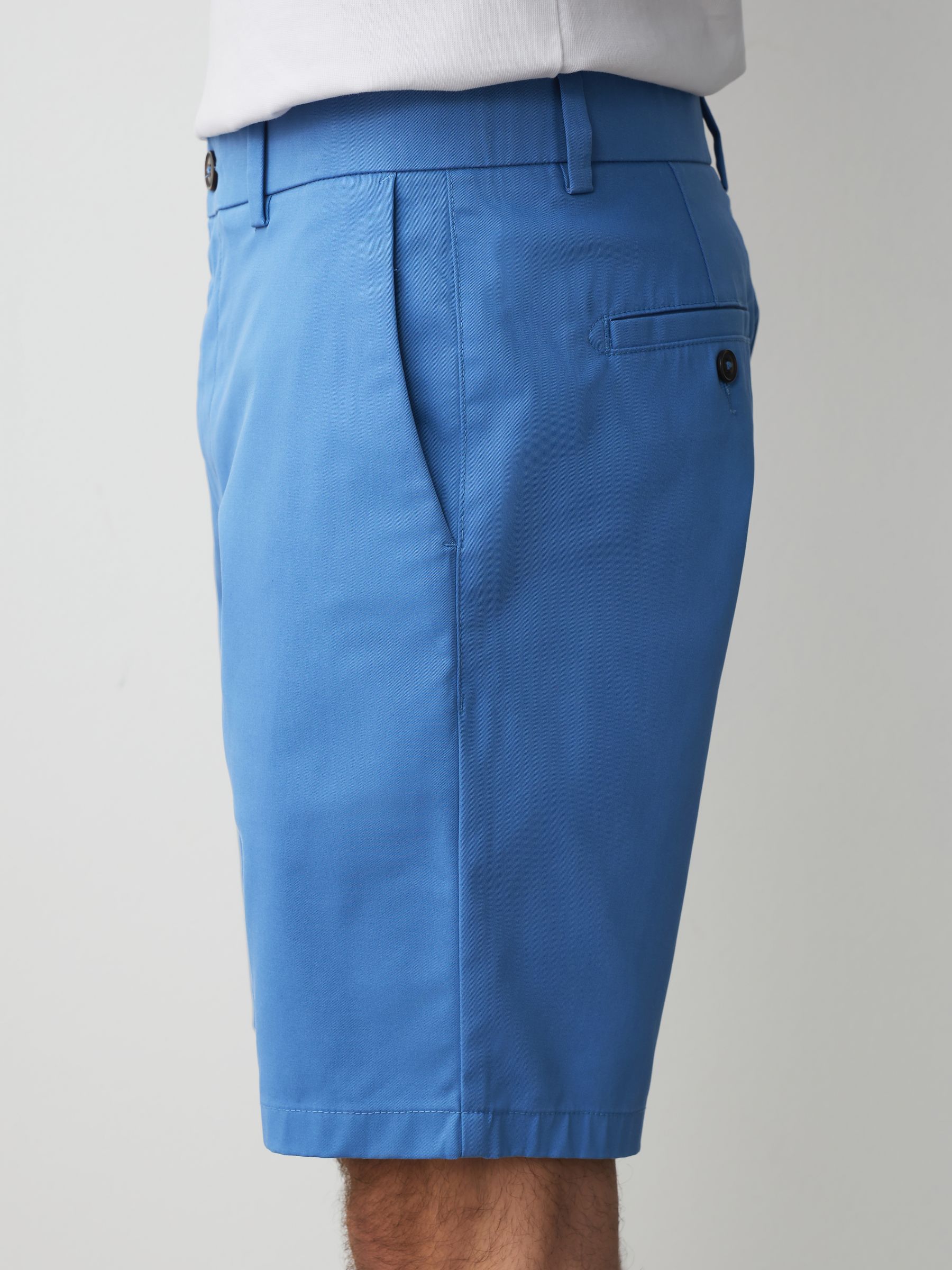 Buy Bright Blue Slim Fit Stretch Chino Shorts from Next Romania