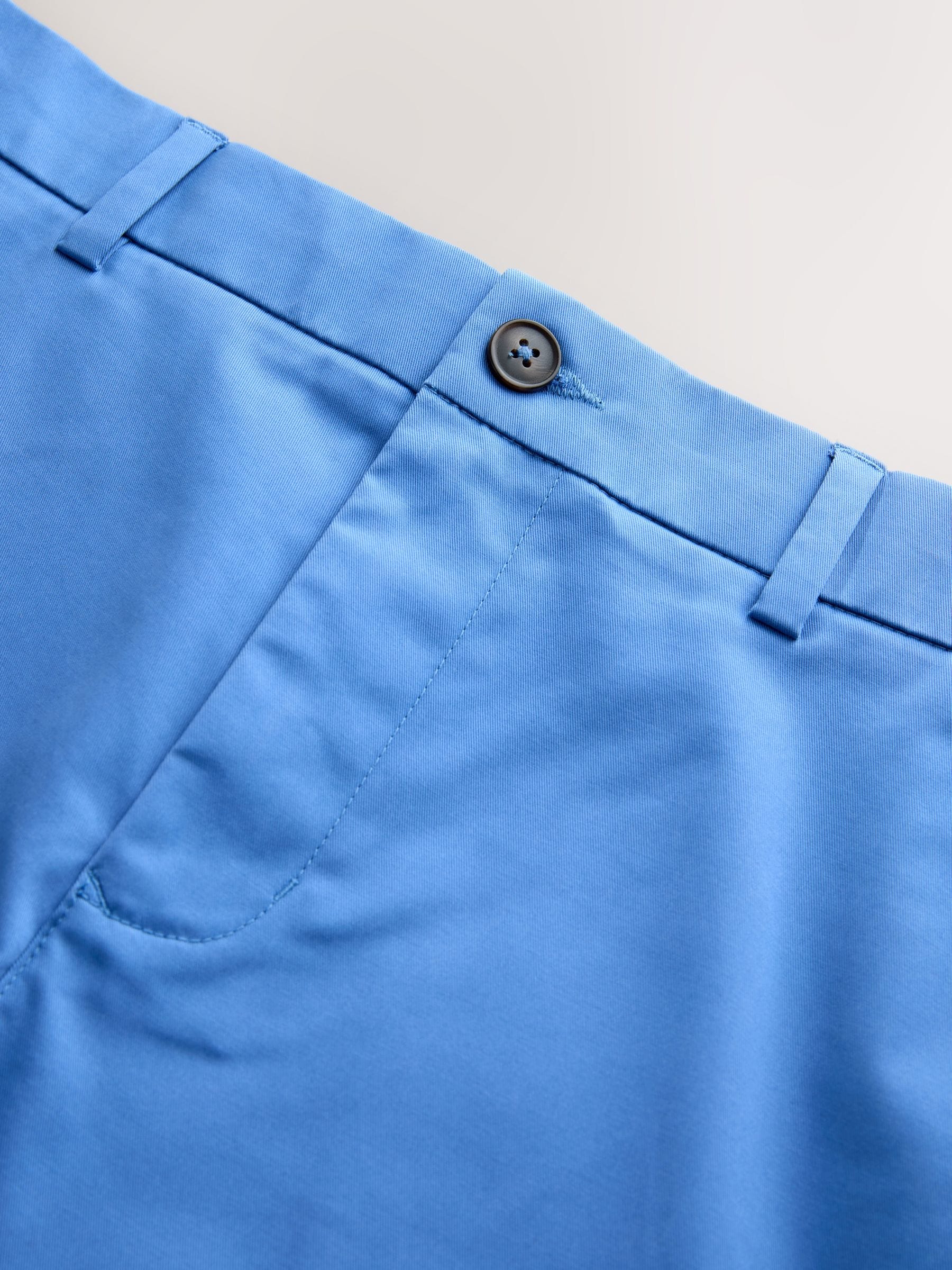 Buy Bright Blue Slim Fit Stretch Chino Shorts from Next Romania