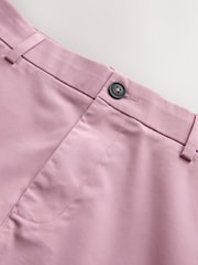 Pink Straight Fit Stretch Chino Shorts - Image 2 of 4