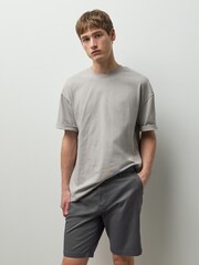 Black/Ink Blue/Charcoal Slim Fit Stretch Chino Shorts 3 Pack - Image 13 of 14