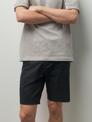 Black/Ink Blue/Charcoal Slim Fit Stretch Chino Shorts 3 Pack - Image 14 of 14