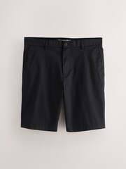 Black/Ink Blue/Charcoal Slim Fit Stretch Chino Shorts 3 Pack - Image 2 of 14